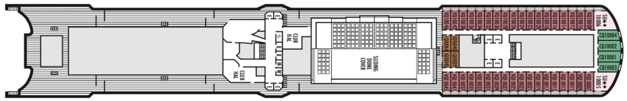Deck 10 - Panorama plan